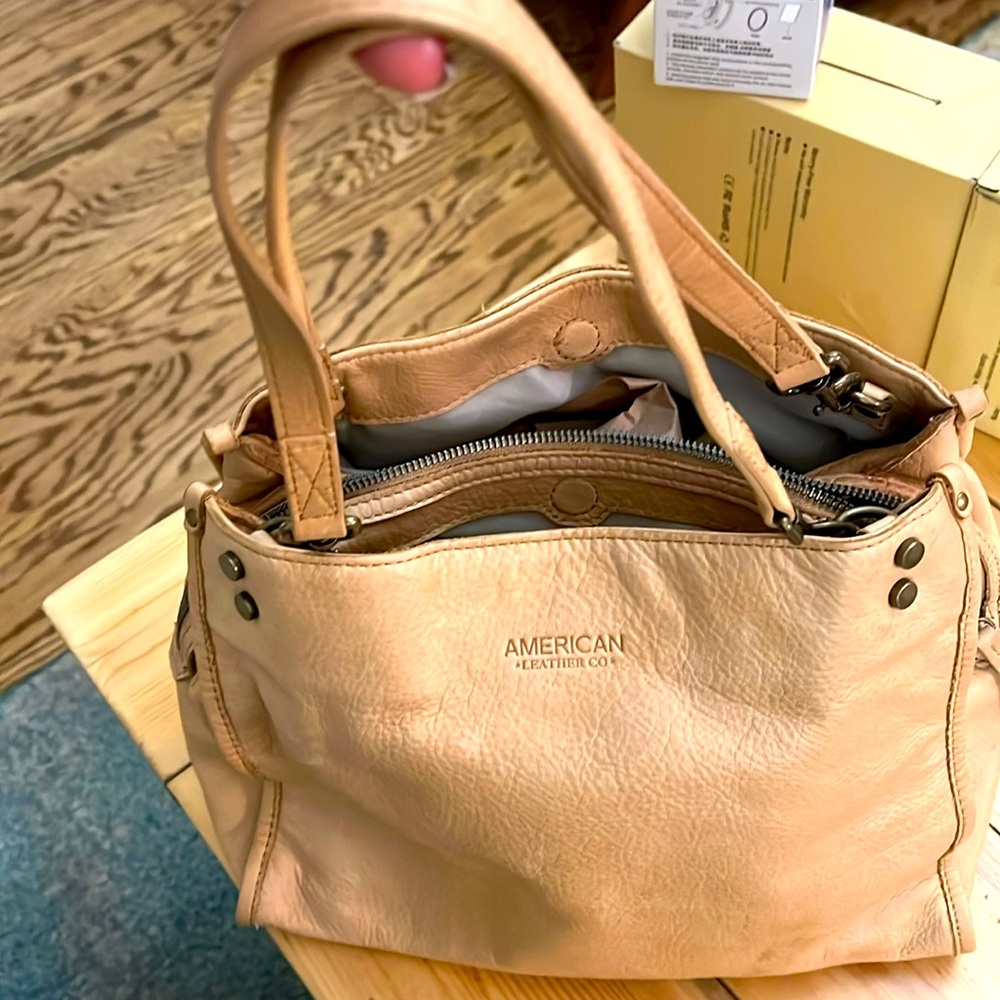 American Leather company purse